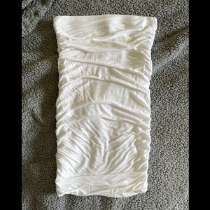 Forever 21 white strapless dress